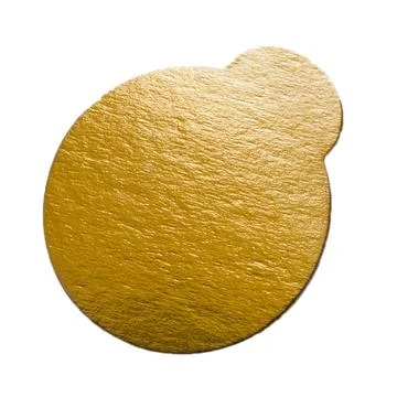 Round golden tray pattern isolated over transparent background png illustra.. Ilustração Stock