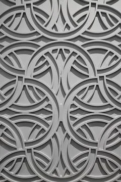 Round gray patterns close up 스톡 사진