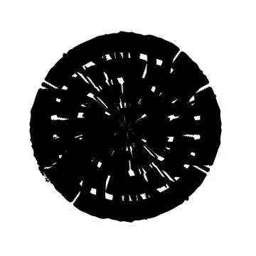 Round Grunge Stamp Illustrazione stock