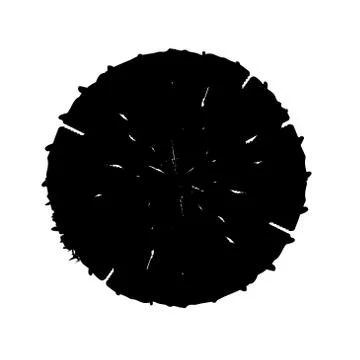 Round Grunge Stamp Illustrazione stock