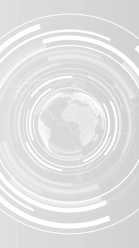 Round hud futuristic interface target Circle element digital information Technol Stock Footage 311800701