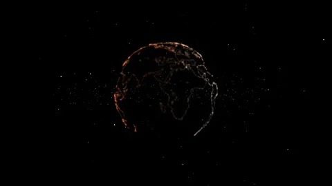 Round hud futuristic interface target Circle element digital information Technol Stock Footage 311802371