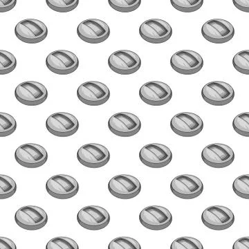 Round indoor stadium seamless pattern Illustrazione stock