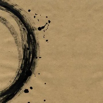Round ink frame, black circle shape form isolated on background. Stock Illustration