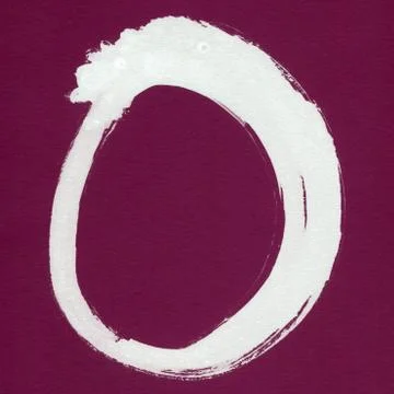 Round ink frame, white circle shape form isolated on background. Stock Illustration