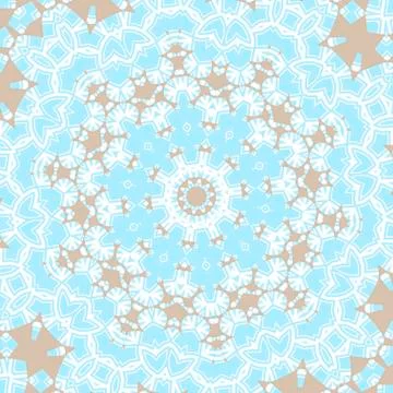 Round lace background Stock Illustration