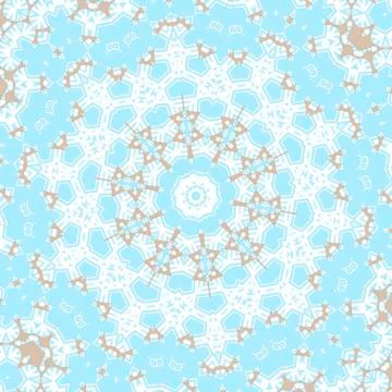 Round lace background Stock Illustration