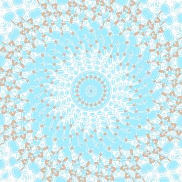 Round lace background Stock Illustration