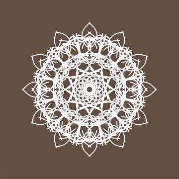 Round Lace1 Stock Illustration