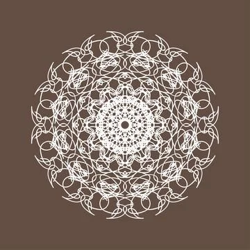 Round Lace2 Stock Illustration