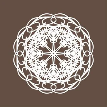 Round Lace5 Stock Illustration