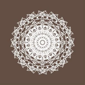 Round Lace6 Stock Illustration