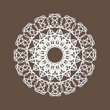 Round Lace7 Stock Illustration