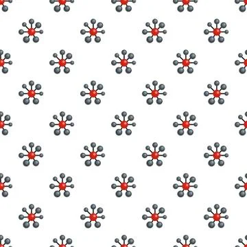Round lattice pattern seamless Stock Illustration