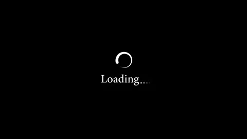 Round loading bar icon animation Isolated on Black Background Stock Footage 321062225