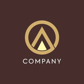 ROUND LOGO CIRCLE LOGO GLOBAL LOGO Ilustração Stock