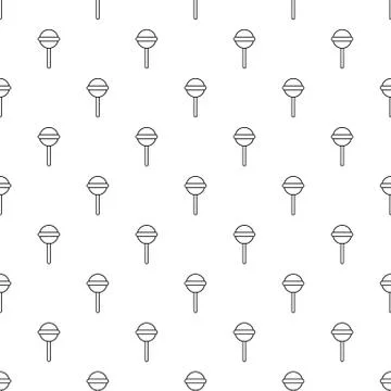 Round lollipop pattern vector seamless 스톡 일러스트