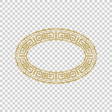Round luxury golden abstract pattern ornament element decorative 스톡 일러스트