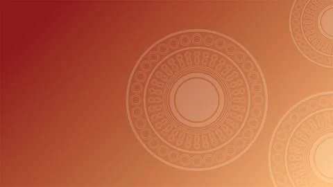 Round mandala on colorful gradient background. Translucent mesh pattern in the f Illustrazione stock