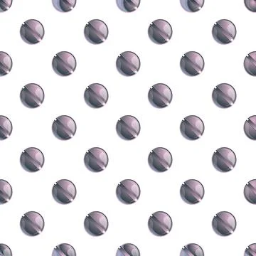 Round medical pills pattern creating abstract background 库存插图