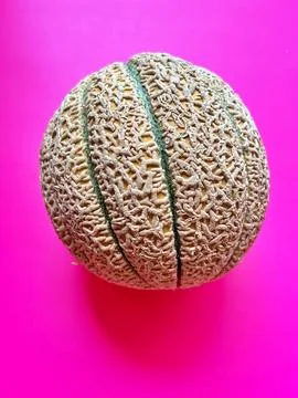 Round melon Stock Photos