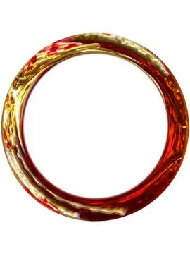 Round Metallic Style  Frame Illustration Stock Illustration