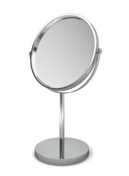 Round mirror Stock Illustration