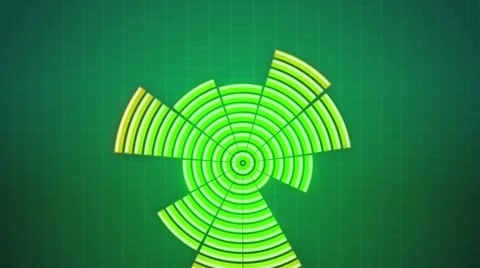 Round musical equalizer loop Stock Footage 41141677