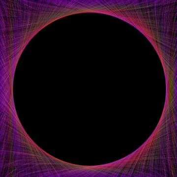 Round Network Frame   - vector illutration Stock Illustration