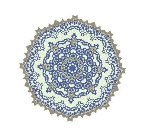 Round ornament pattern Stock Illustration