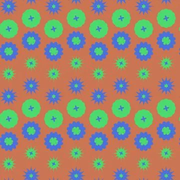 Round ornament seamless texture Stock Illustration