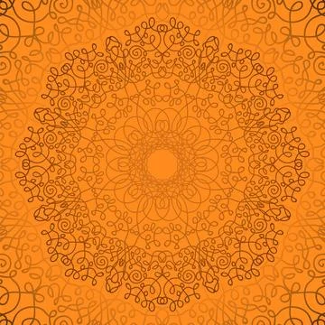 Round Ornamental Geometric Doily Pattern Circle Lace Ornament, Round Ornam... Stock Photos