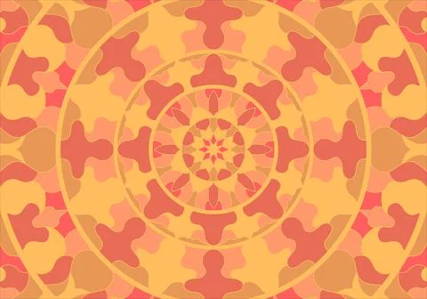 Round pattern flower mandala. circle floral ornament. Legend decorative vector 스톡 일러스트