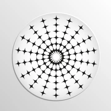 Round pattern 스톡 일러스트