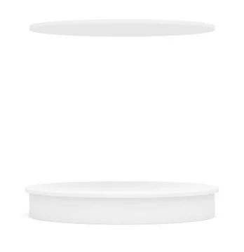 Round pedestal. Platform for design Stock Illustration