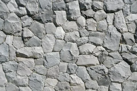 Round  &amp; pentagon Black stone pattern background &amp; wallpaper Stock Photos