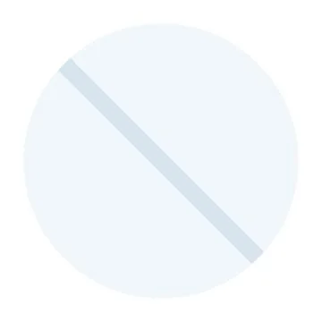 Round pill vector icon flat isolated Stock Illustration