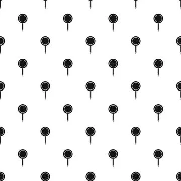 Round pin pattern seamless vector Stock Illustration