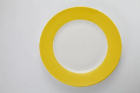 Round plate Stock Photos