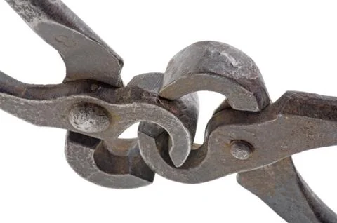 Round pliers macro Stock Photos