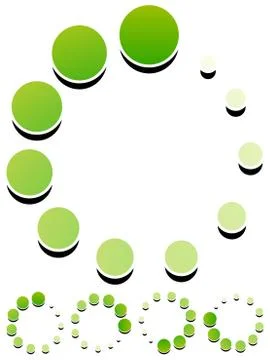 Round preloader, buffer shape, circular progress indicator Stock Illustration