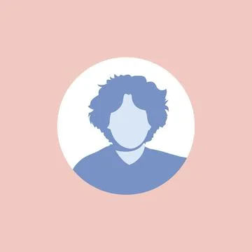 Round profile image 스톡 일러스트