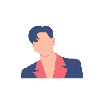 Round profile image Stock Illustration