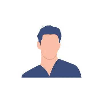 Round profile image Stock-Illustration