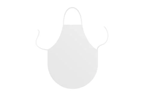 Round protective apron for cooking Stock Illustration