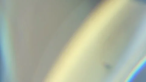 Round Rainbow Light Refractions On Black Background At 100p, Cool Video Flares. Stock Footage 136518096
