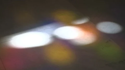 Round Reflections of Light Video stock 97122817