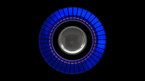 Round  Regulation Element  -   Looping Video Footage with Alpha Channel Stock Footage 71737065