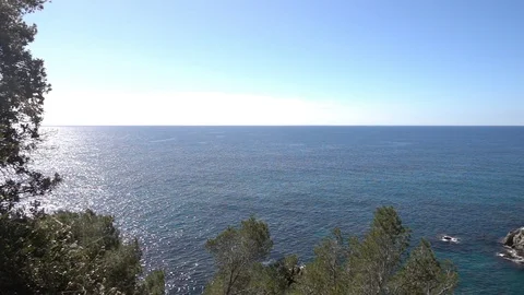 Round roads through Lloret de Mar, Costa brava Video stock 112329490