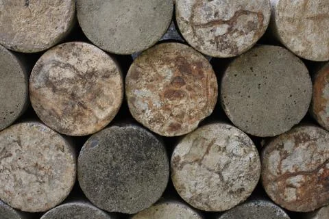 Round rock for construction Stock Photos